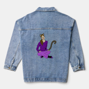 een katmeisje denim jacket