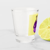 een katmeisje shot glas (Links)