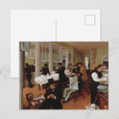 Een katoenen Kantoor in New Orleans - Edgar Degas Briefkaart (Voorkant / Achterkant)