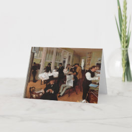 Een katoenen Kantoor in New Orleans - Edgar Degas Kaart