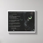 Een katten sterven wens canvas (Voorkant)