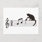 Een kattenspeelgoed met notities (Voorkant)