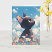 Een Kattenweide Mysterie Kaart (Gele Bloem)