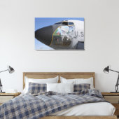 Een KC-135 Stratotagalende patriottische neus Canvas Afdruk (Insitu (Slaapkamer))