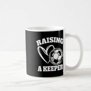 Een Keeper Doelman Voetbal Doelman Speler Opvoeden Koffiemok