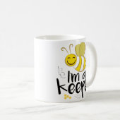 Een keeper Funny Bee Coffee Mok Gift (Voorkant rechts)