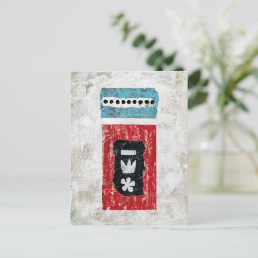 Een keer in Sevilla Briefkaart - Abstracte kunst (Staand voorkant)