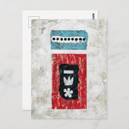 Een keer in Sevilla Briefkaart - Abstracte kunst (Voorkant / Achterkant)