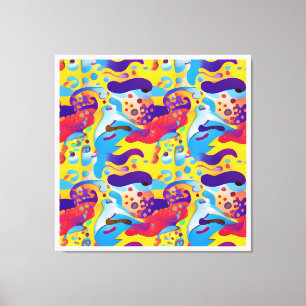 Eén keer is een ongeluk, twee keer is toeval canvas afdruk