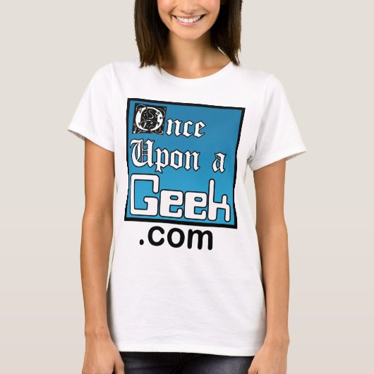 Een keer op een Shirt Geek Dames (Voorkant)