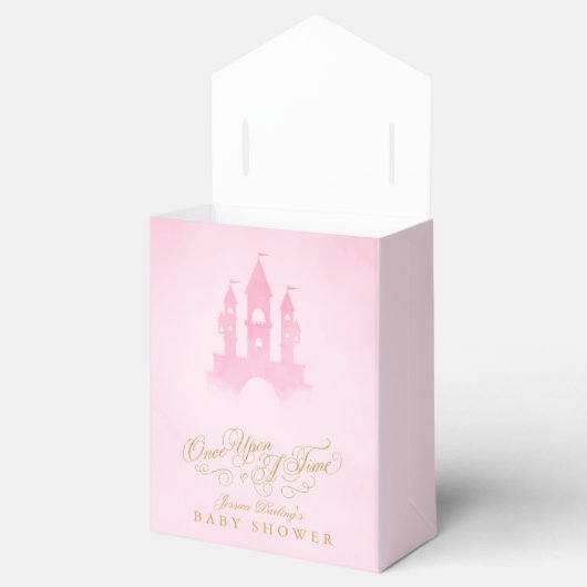 Een keer op een tijd fairytale Baby shower met Cas Bedankdoosjes (Geopend)
