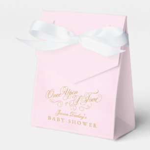 Een keer op een tijd fairytale Baby shower met Cas Bedankdoosjes