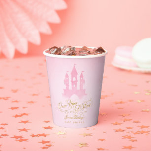 Een keer op een tijd fairytale Baby shower met Cas Papieren Bekers