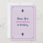 Een keer op een tijdverhaal in het boek Birthday P Kaart (Achterkant)