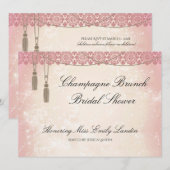 Een keer op Time Champagne Brunch Vrijgezellenfees Kaart (Voorkant / Achterkant)