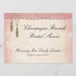 Een keer op Time Champagne Brunch Vrijgezellenfees Kaart