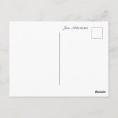 Een keer per jaar ergens naartoe briefkaart (Achterkant)