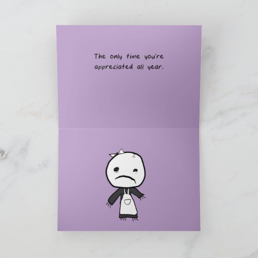 Eén keer per jaar kaart (Binnen)