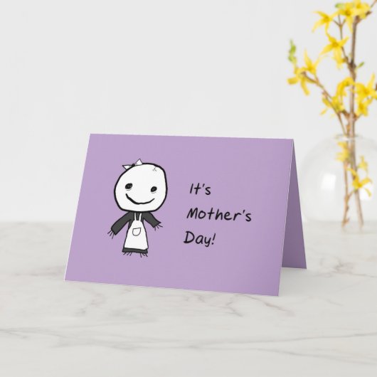 Eén keer per jaar kaart (Gele Bloem)