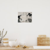 Een keizerlijke vrouw, serie Kyokun oya Poster (Keuken)