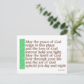 Een Keltische zegeling Briefkaart (Staand voorkant)