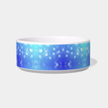 Een keramische kom met een levendig blauw verloopd