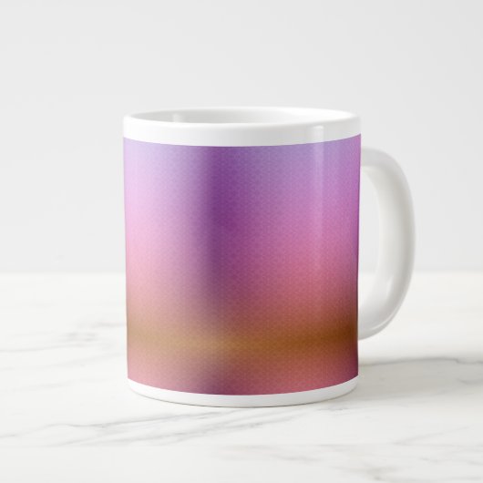 Een keramische mok met een verloopdesign (Voorkant rechts)