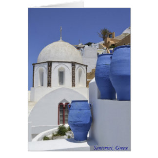 Een kerk in Santorini, Griekenland