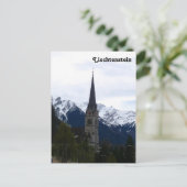 Een kerk in Vaduz, Liechtenstein Briefkaart (Staand voorkant)