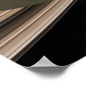 Een kersenrode aurora poster (Hoek)