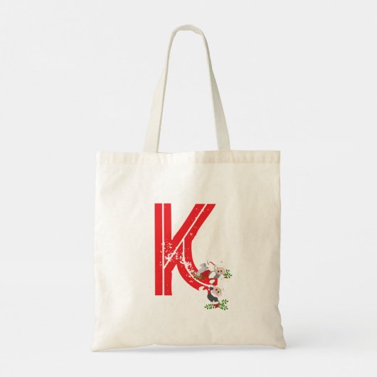 Een kerst - Canvas tas (Achterkant)
