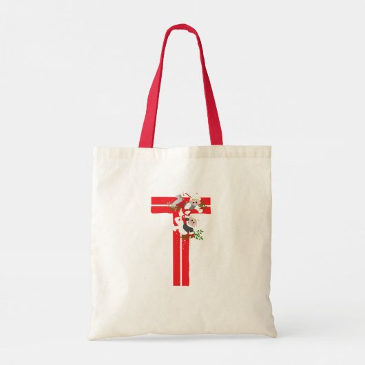 Een kerst - Canvas tas (Achterkant)