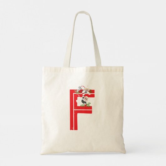 Een kerst - Canvas tas (Achterkant)