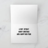 EEN **** KERST EN NIEUWJAAR OOK FEESTDAGEN KAART (Binnen)