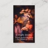 Een kerst gebed Kaart Contactkaartje (Voorkant)