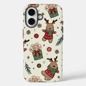 Een kerst iPhone 16 hoesjes (Achterkant)