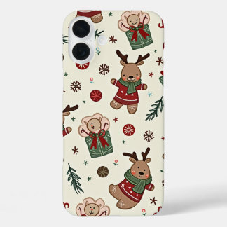 Een kerst iPhone 16 plus hoesjes