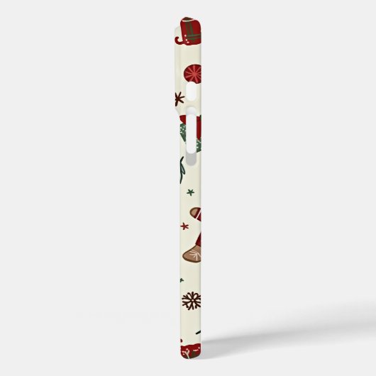 Een kerst iPhone 16 plus hoesjes (Achterkant / Links)