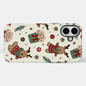 Een kerst iPhone 16 plus hoesjes (Achterkant (horizontaal))