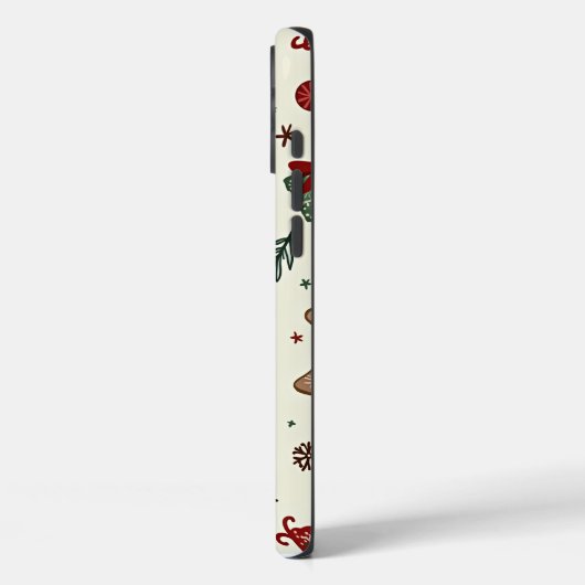 Een kerst iPhone 16 plus hoesjes (Achterkant / Links)