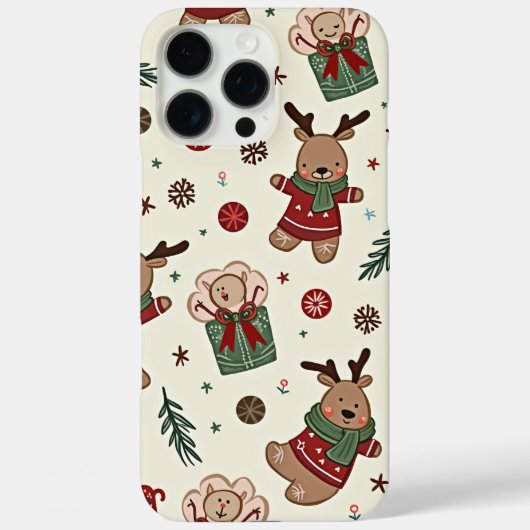 Een kerst iPhone 16 Pro Max hoesjes (Achterkant)