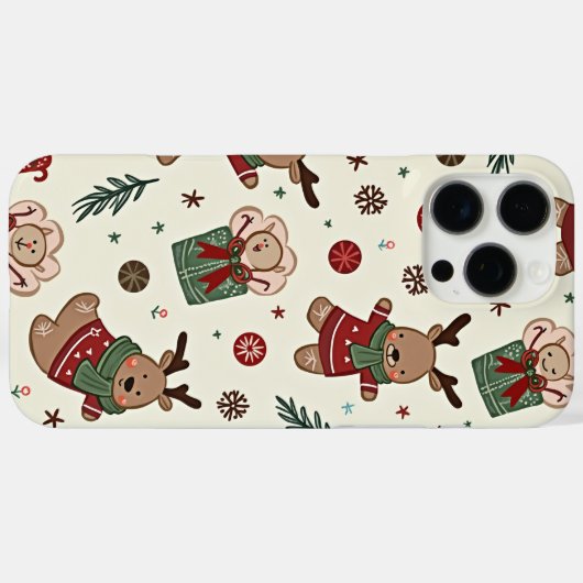 Een kerst iPhone 16 Pro Max hoesjes (Achterkant (horizontaal))