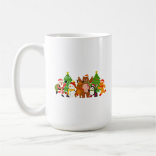 Een Kerst Karakters Krijt Koffiemok