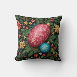 Een kerst pattereerde kussens