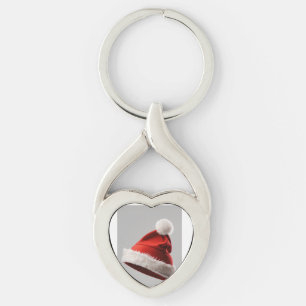 Een kerst pet sleutelhanger
