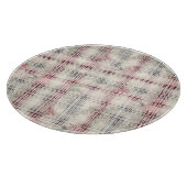 Een kerst Tartan Floral Design Series #13 Snijplank (Hoek)