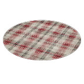 Een kerst Tartan Floral Design Series #15 Snijplank (Hoek)