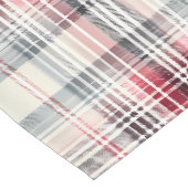 Een kerst Tartan Floral Design Series #24 Lange Tafelloper (Hoek)