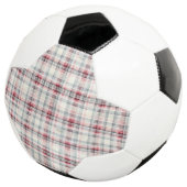 Een kerst Tartan Floral Design Series #24 Voetbal (Drie kwart)