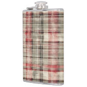 Een kerst Tartan Floral Design Series #2 Heupfles (Links)